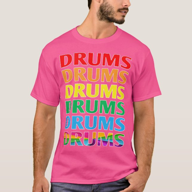 Trommeln T-Shirt (Vorderseite)