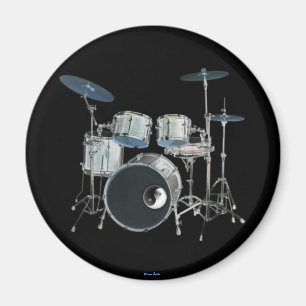 Trommeln und Yin-Yang-Magnet Magnet