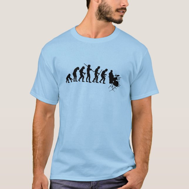 Trommeln von Evolution T-Shirt (Vorderseite)