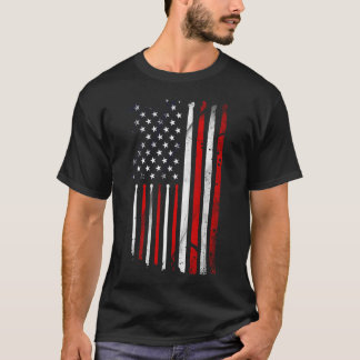 Trommelschlägel auf einer vintage amerikanischen F T-Shirt