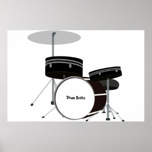Trommelschlagposter Poster