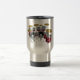 Trommelset 3D-Modell: Individuelle Reisetasche Reisebecher