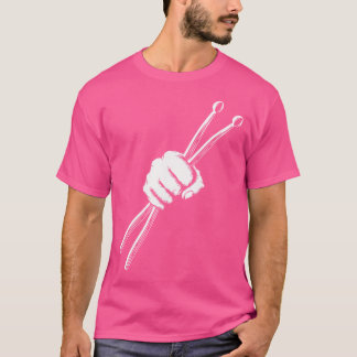 Trommelset Cool Drumsticks Trommeln Trommeln Rockm T-Shirt