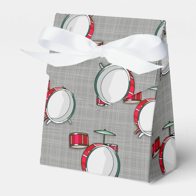 TrommelSet; Rote Trommeln Geschenkschachtel (Vorderseite)