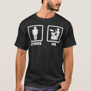 Trommelset Stickfigures Familie T-Shirt