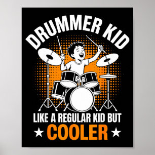 Trommelset Trommeln Liebhaber Perkussionist Tromml Poster