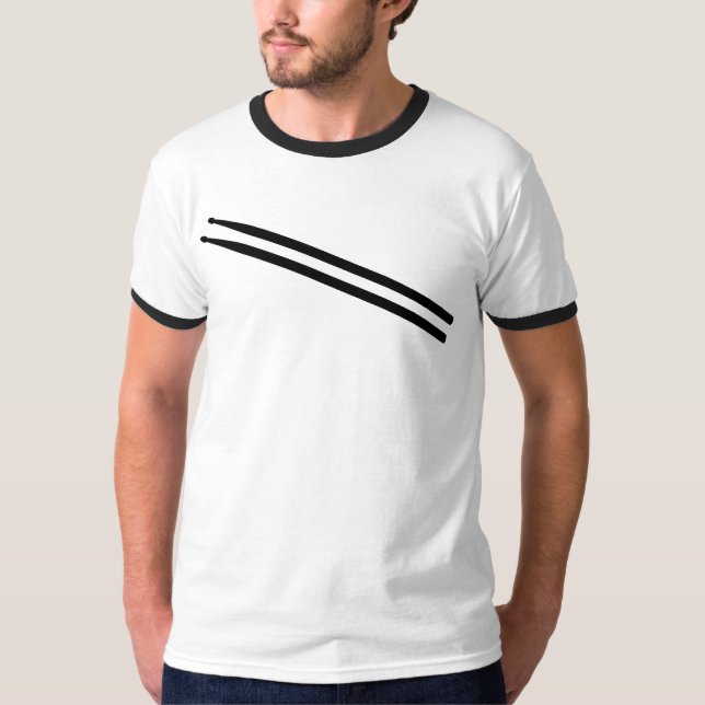 Trommelstock-Shirt T-Shirt (Vorderseite)