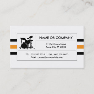 Trommelstreifen Visitenkarte