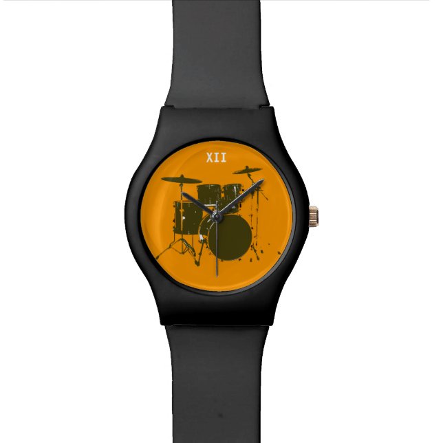 Trommelzeit Uhr (Nahaufnahme)