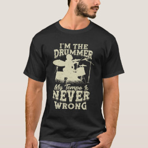 Trommler Drummer Percussionist T-Shirt