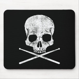 Trommler Metal Vintage Schlagzeug-Set Drumsticks G Mousepad
