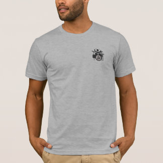 Trommler von immer noch Rockin hinter Schlagzeug T-Shirt