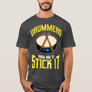 Trommler wissen, wie man das Trommeln-Schlagzeug a T-Shirt