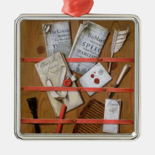 Trompe - L ' oeil, 1702 Silbernes Ornament