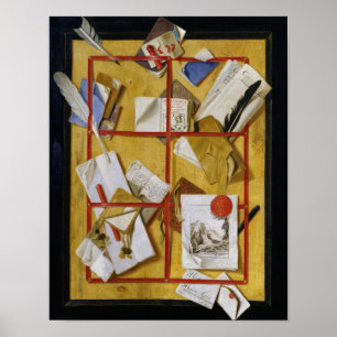 Trompe - L ' oeil Poster