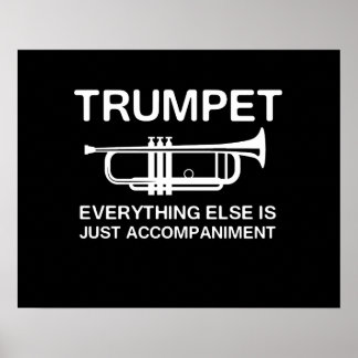Trompet...alles andere ist nur eine Begleitung Poster