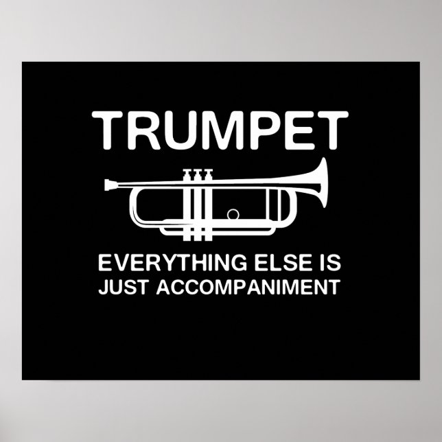 Trompet...alles andere ist nur eine Begleitung Poster (Vorne)