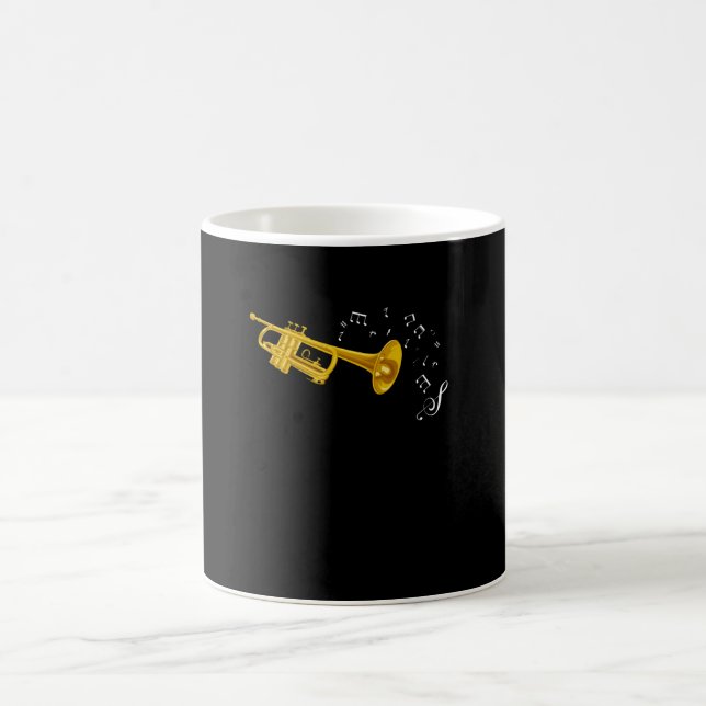 Trompet Music Sheet Musician Jazz Kaffeetasse (Mittel)