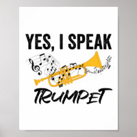 Trompet-Musikinstrument | Trumpet Band Geschenk