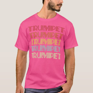 Trompet Retro Style Design für Trumpet Player T-Shirt