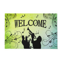 Trompet Section Jazz Music Green