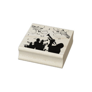 Trompet Section Music Rubber Briefmarke Gummistempel