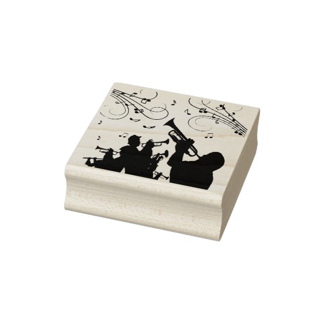 Trompet Section Music Rubber Briefmarke Gummistempel (Stempel)
