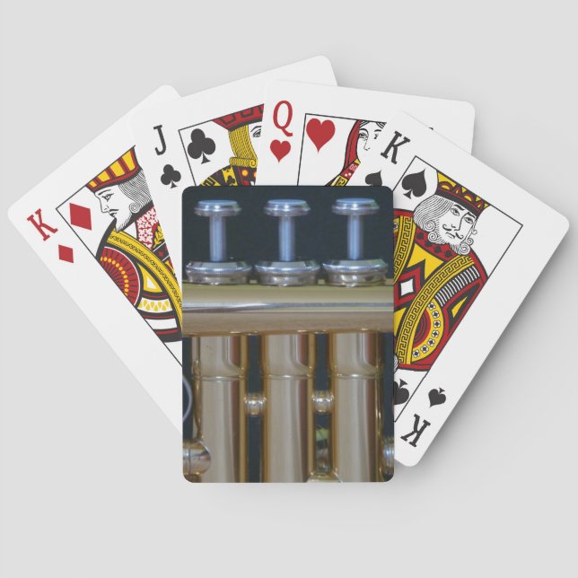 Trompet Valves Playing Cards Spielkarten (Rückseite)
