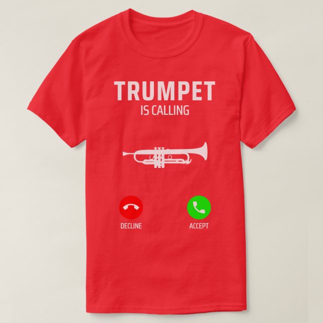 Trompete 1 T-Shirt (Design vorne)