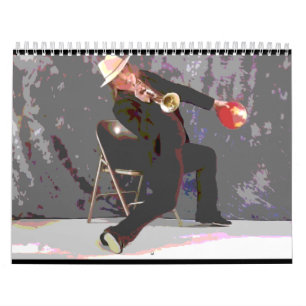 Trompete-Ball [abwechselnder Entwurf 3] Kalender