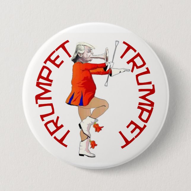 Trompete Button (Vorderseite)