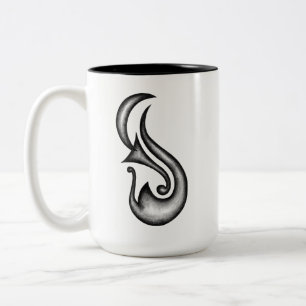 Trompete des Mondes Zweifarbige Tasse