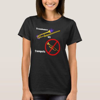 Trompete des Trombone-V (Mädchen) T-Shirt