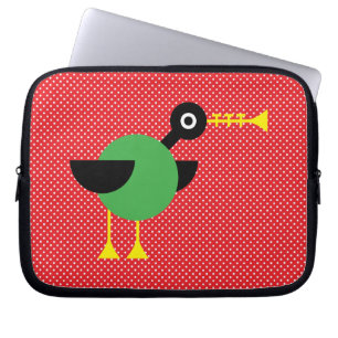Trompete-Ente Laptopschutzhülle