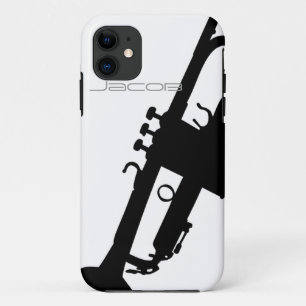Trompete iPhone5/5S mit individuellem Namen iPhone 11 Hülle