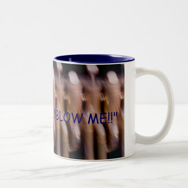 "Trompete" Kaffee-Tasse durch Zoltan Buday Zweifarbige Tasse (Rechts)