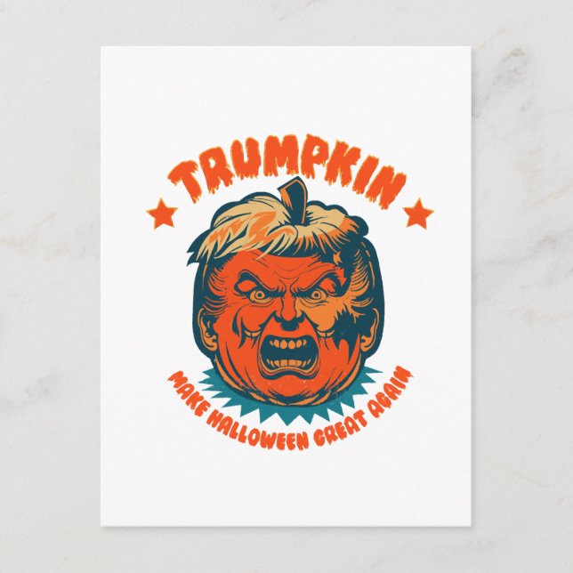 Trompete machen Halloween wieder lustig Begleitkarte (Vorderseite)