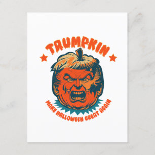 Trompete machen Halloween wieder lustig Begleitkarte