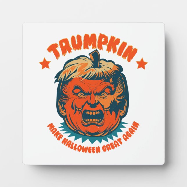 Trompete machen Halloween wieder lustig Fotoplatte (Vorderseite)