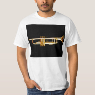 Trompete-Messinghorn-Wind-Musikinstrument T-Shirt