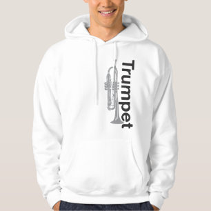Trompete-mit Kapuze Sweatshirt