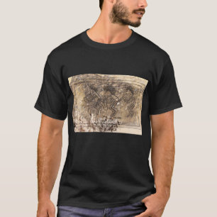 Trompete-Saxophon-und Flötenspieler-Petroglyphe T-Shirt