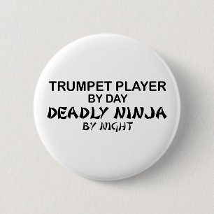 Trompete tödliches Ninja bis zum Nacht Button