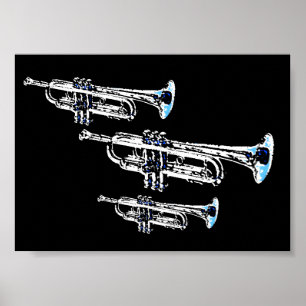 Trompete-Trio Poster