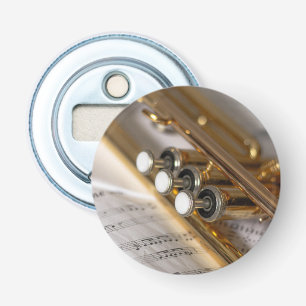 Trompete und Notenmessgeräte Flaschenöffner