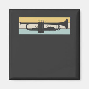 Trompete Vintage Magnet