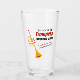 Trompete Zitat Glas