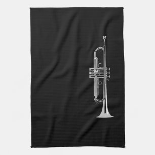 Trompetenmusiker Geschirrtuch