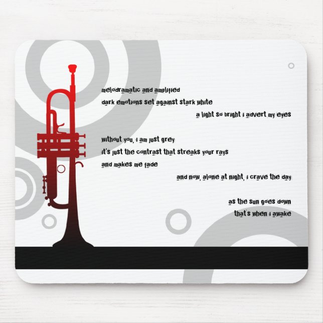 Trompetenringe : Höhlenbewohner Mousepad (Vorne)