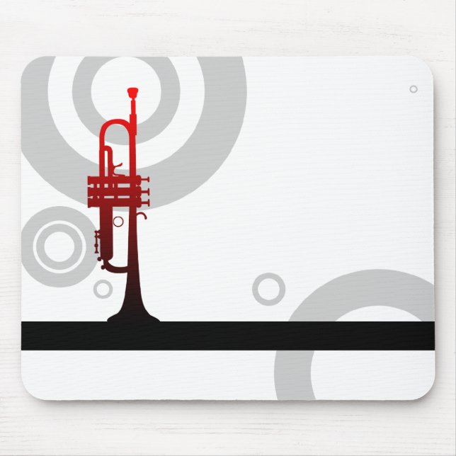 Trompetenringe Mousepad (Vorne)